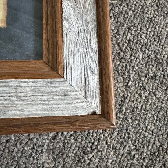 How Great Thou Art Hymn Framed Barnwood 11.5x13.5 Religious Christian Church - Picture 6 of 8